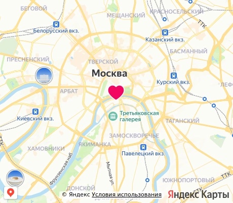 На карте