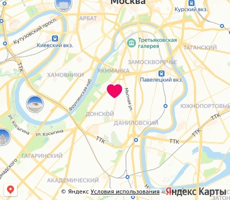На карте