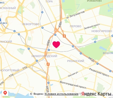 На карте
