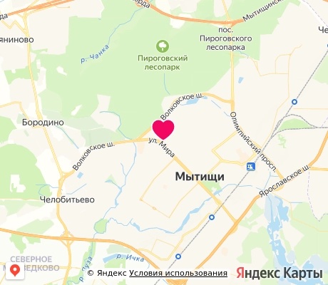 На карте