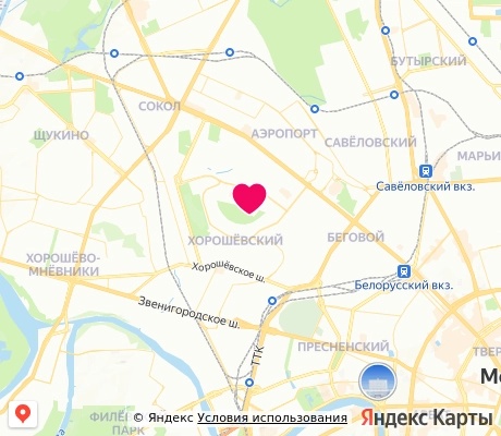 На карте