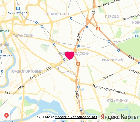 На карте