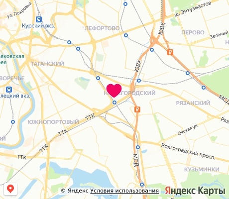 На карте