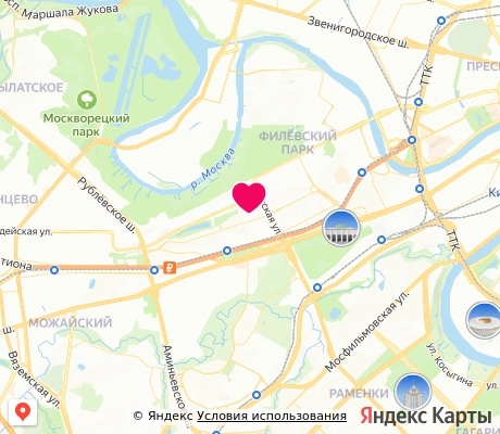 На карте