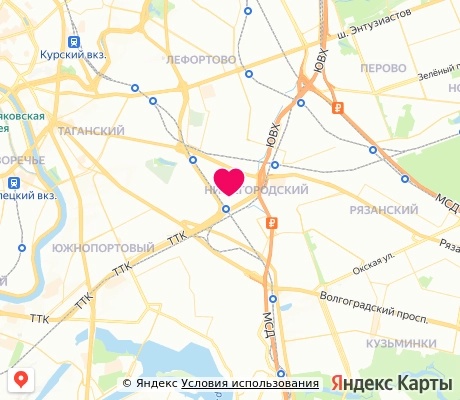 На карте
