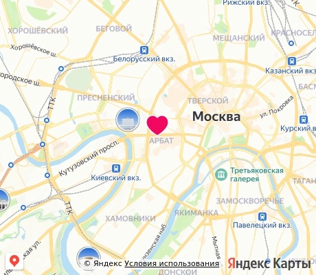 На карте