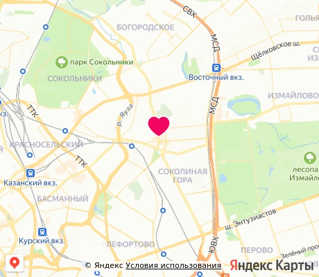 На карте