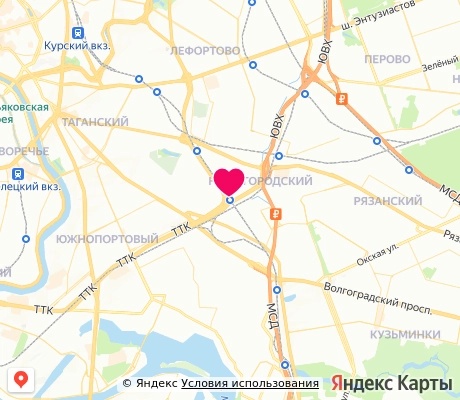 На карте