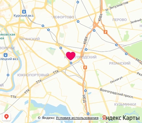 На карте