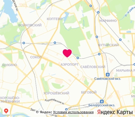 На карте