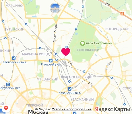 На карте