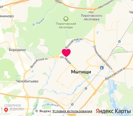 На карте