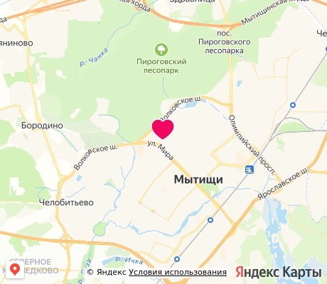 На карте