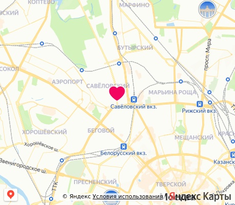 На карте