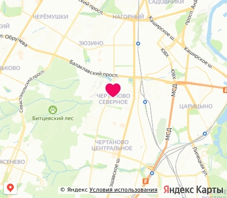 На карте