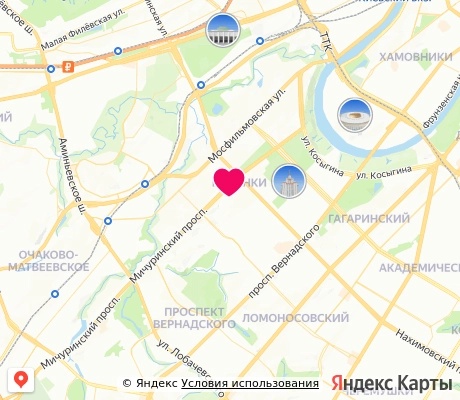 На карте