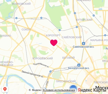 На карте