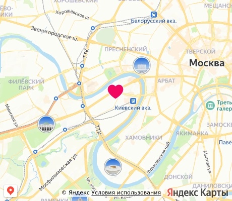 На карте