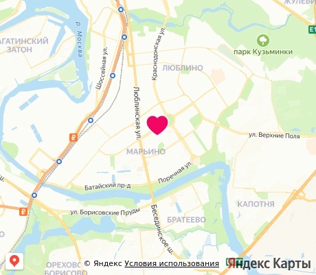 На карте