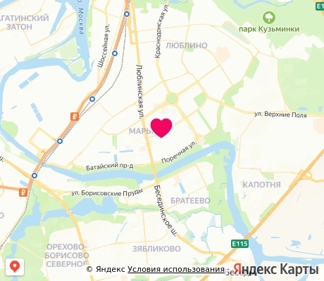 На карте