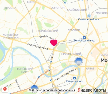 На карте