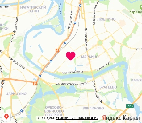 На карте