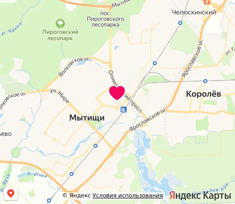 На карте