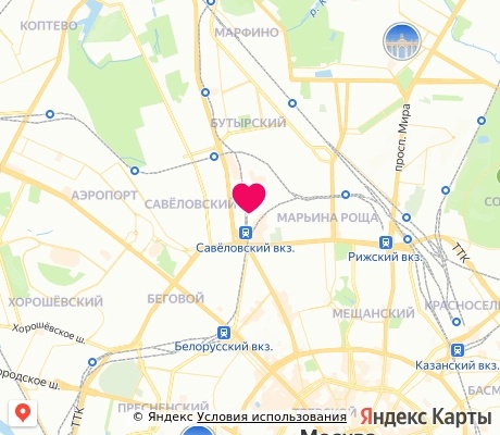 На карте
