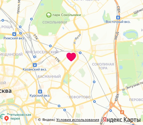 На карте