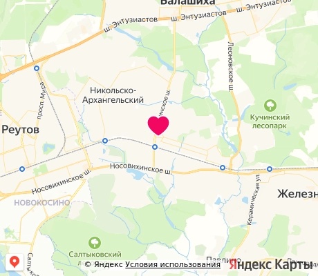 На карте