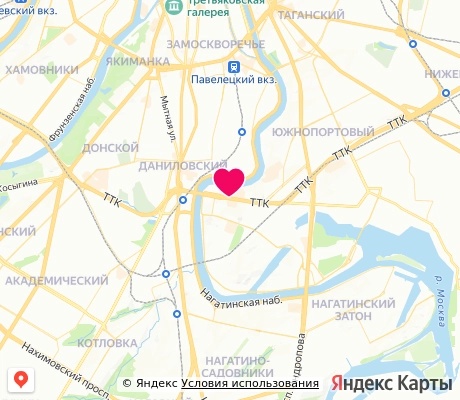 На карте