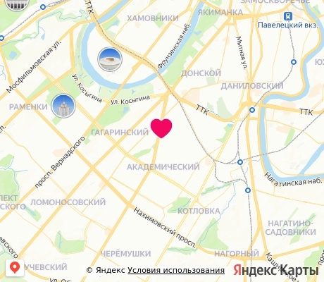 На карте