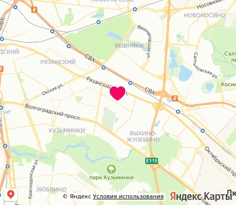 На карте
