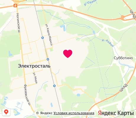 На карте