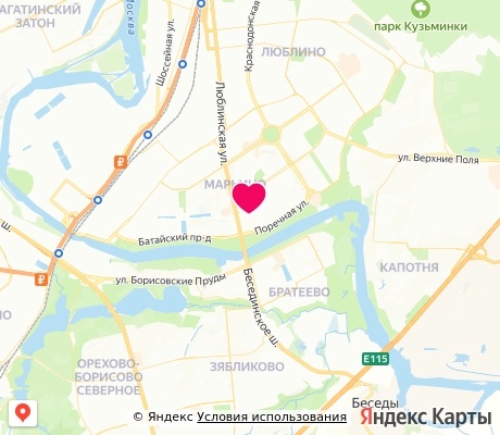 На карте