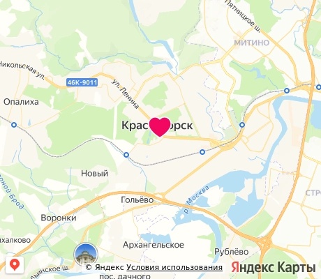 На карте