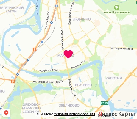 На карте