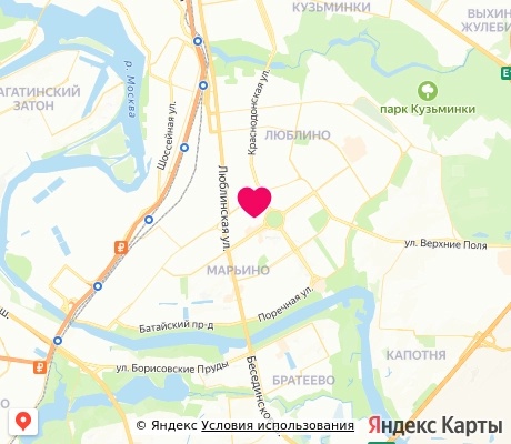 На карте