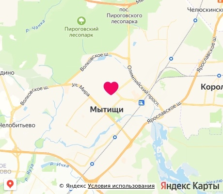 На карте