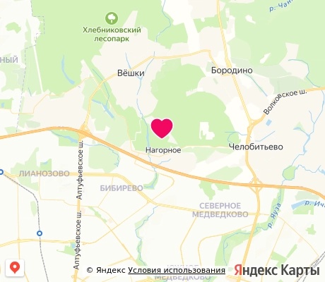 На карте