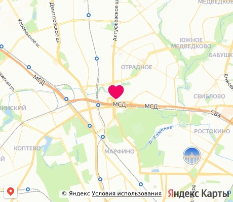 На карте