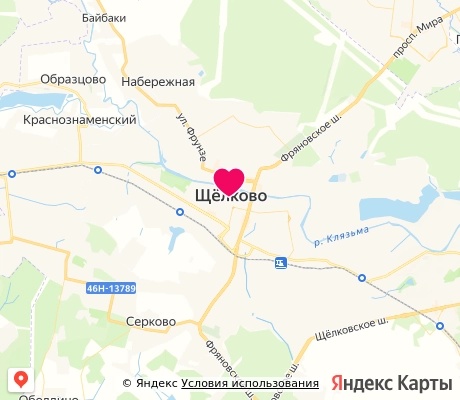 На карте