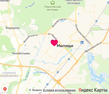 На карте