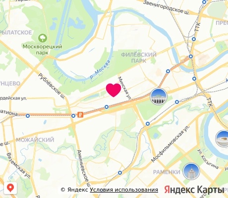 На карте