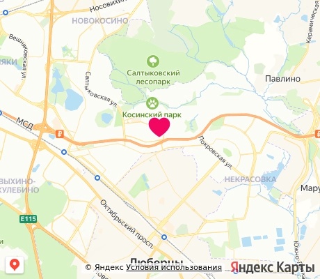 На карте