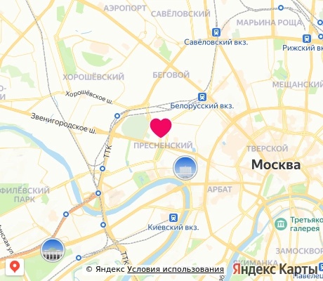 На карте