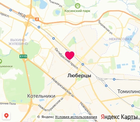 На карте