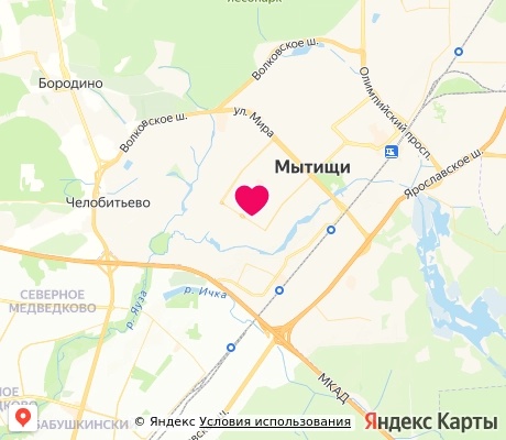На карте