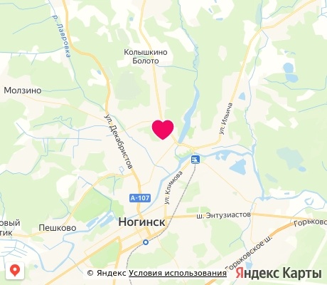 На карте
