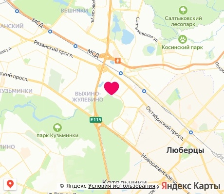 На карте